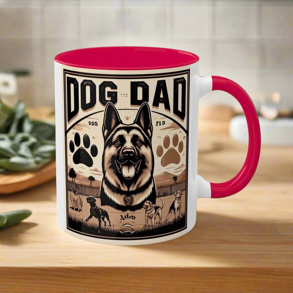 Dog Dad Colorful Mug πΎβ (11oz)
