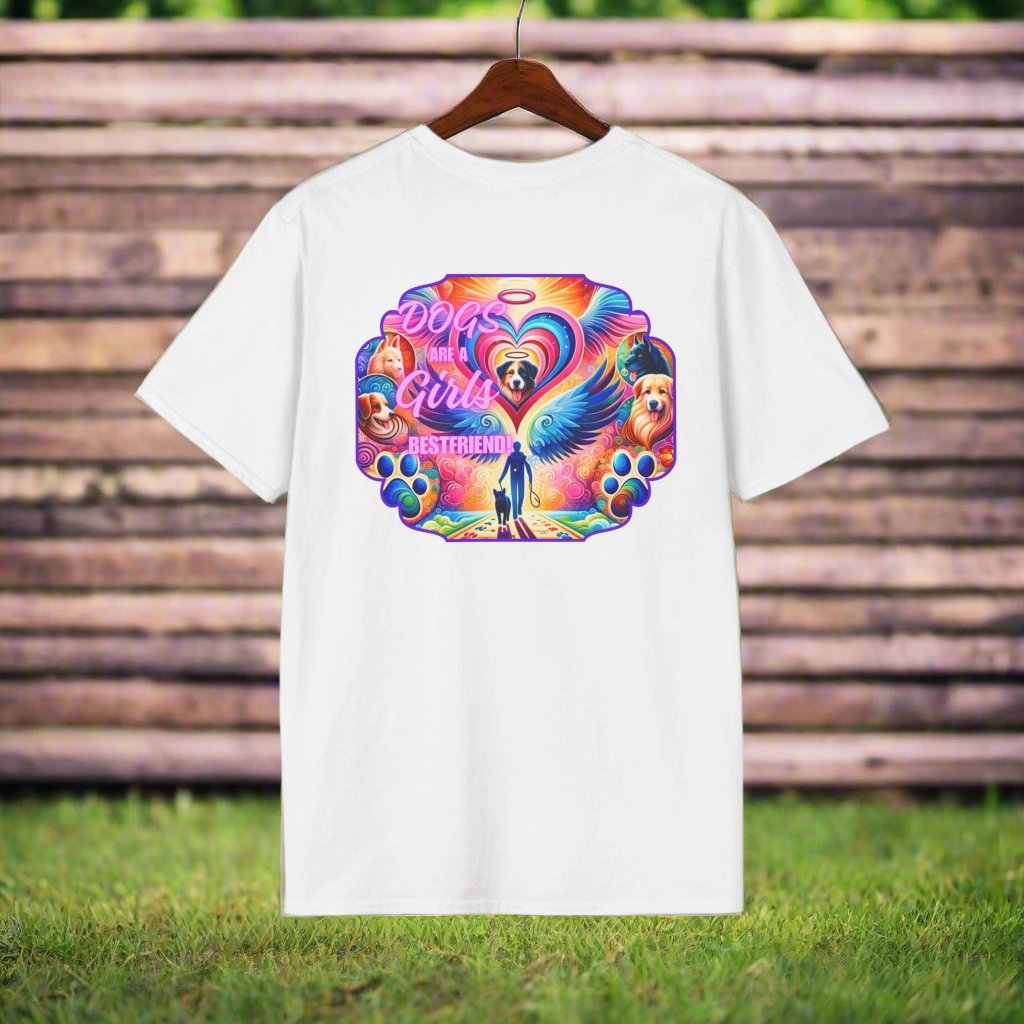 Dogs Are a Girl's Best Friend Unisex Soft-Style T-Shirt πΎπ