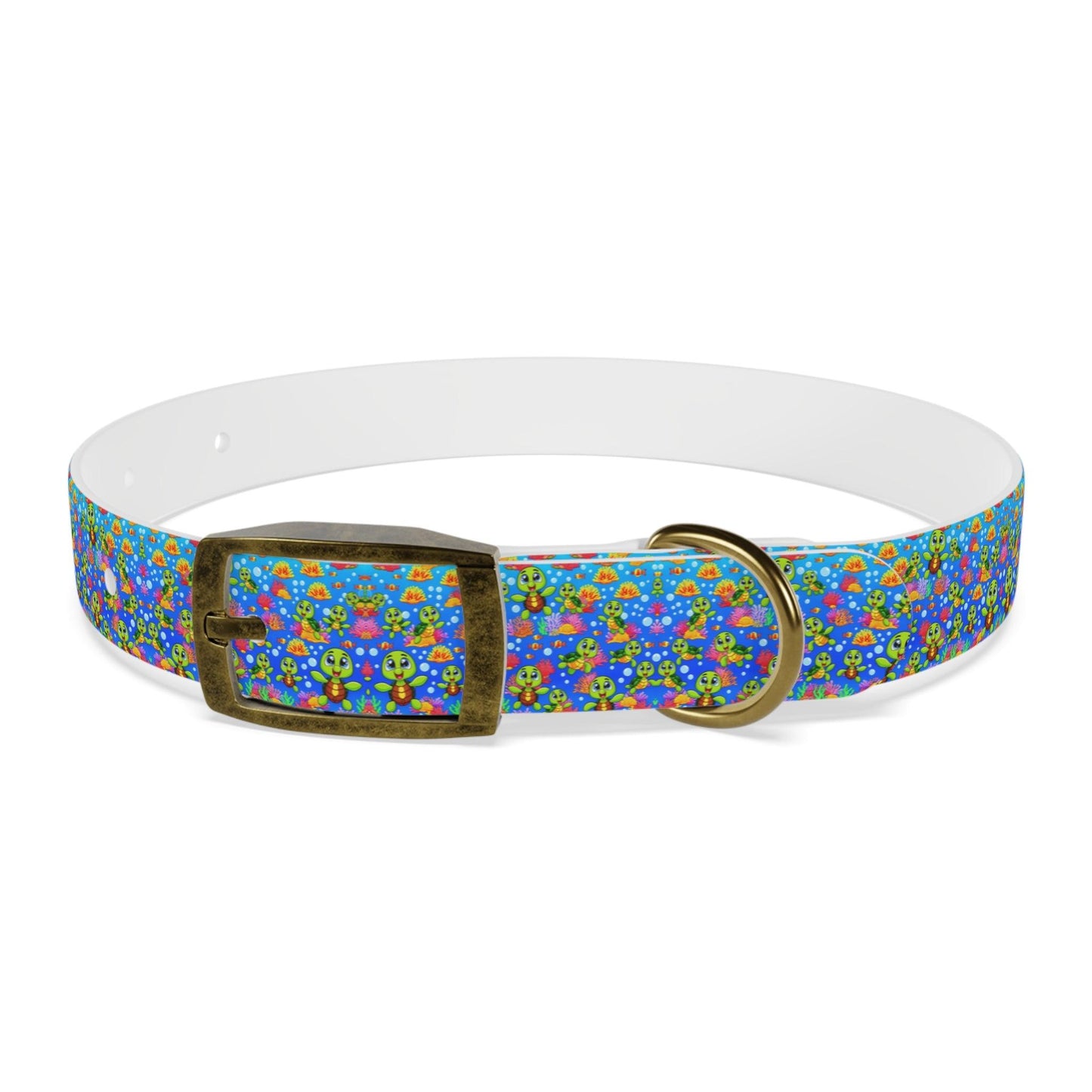 Turtle Duuuude Dog Collar