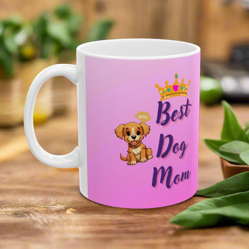 Best Dog Mom Coffee Mug ๐พโ (11oz, 15oz)