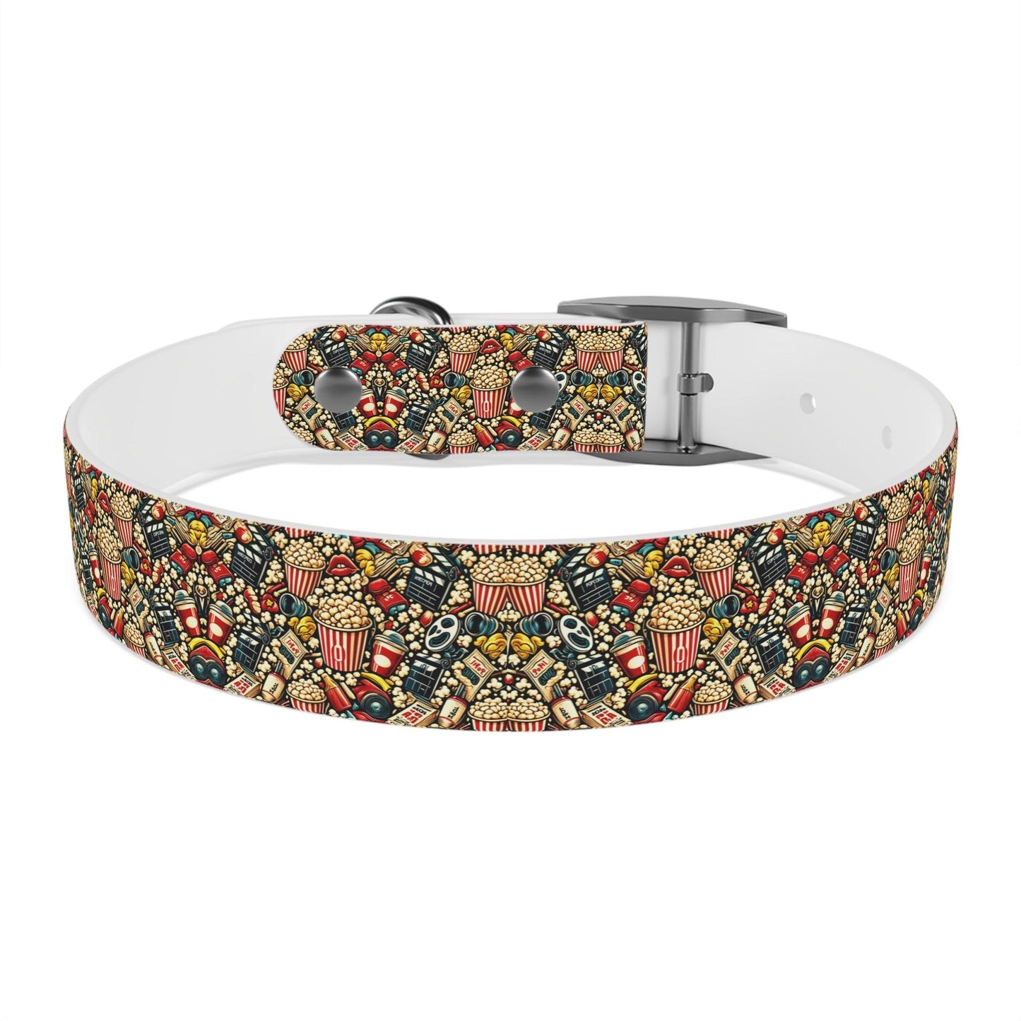Popcorn and Showtime Dog Collar