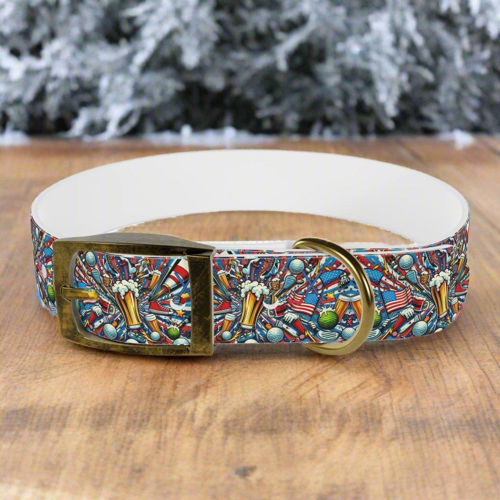 Puckin' & Puttin' USA Dog Collar πΎπΊπΈ