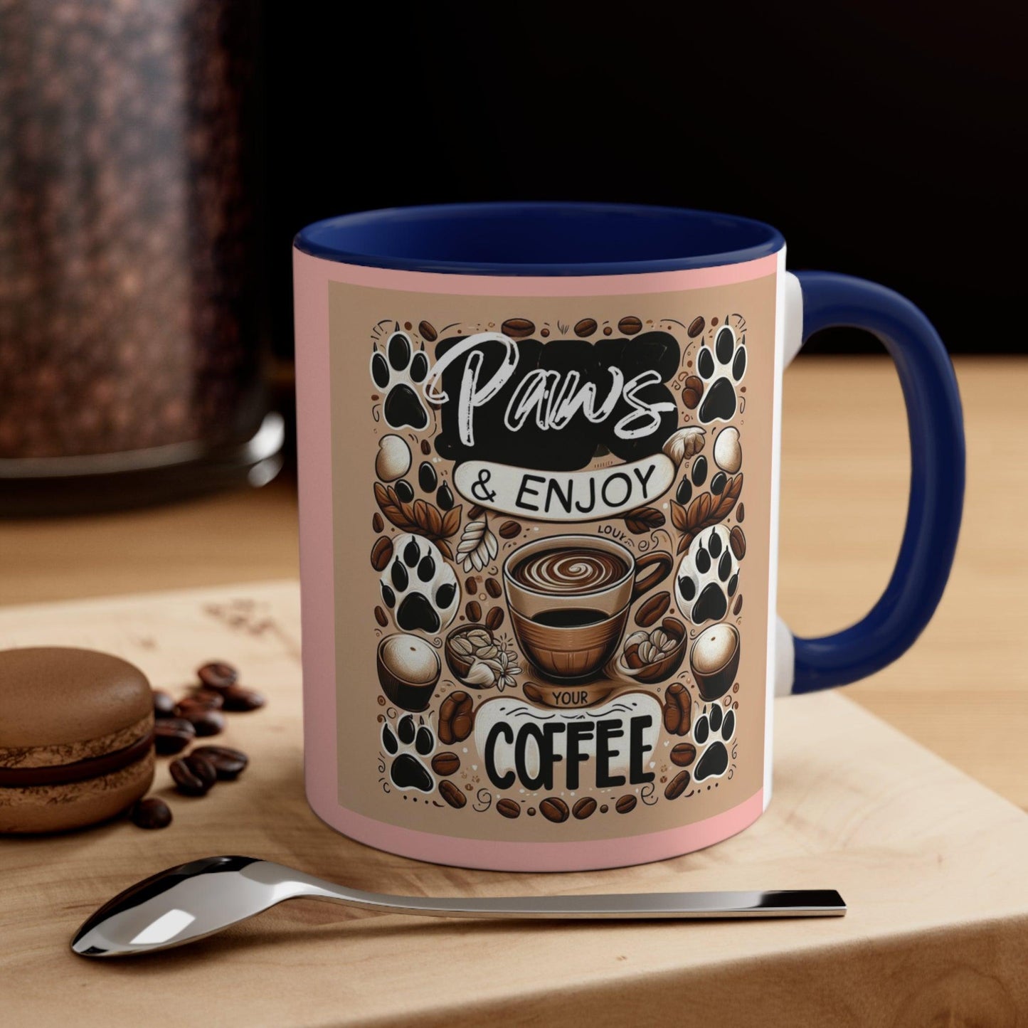 Paws & Enjoy The Coffee Mug πΎβ (11oz)