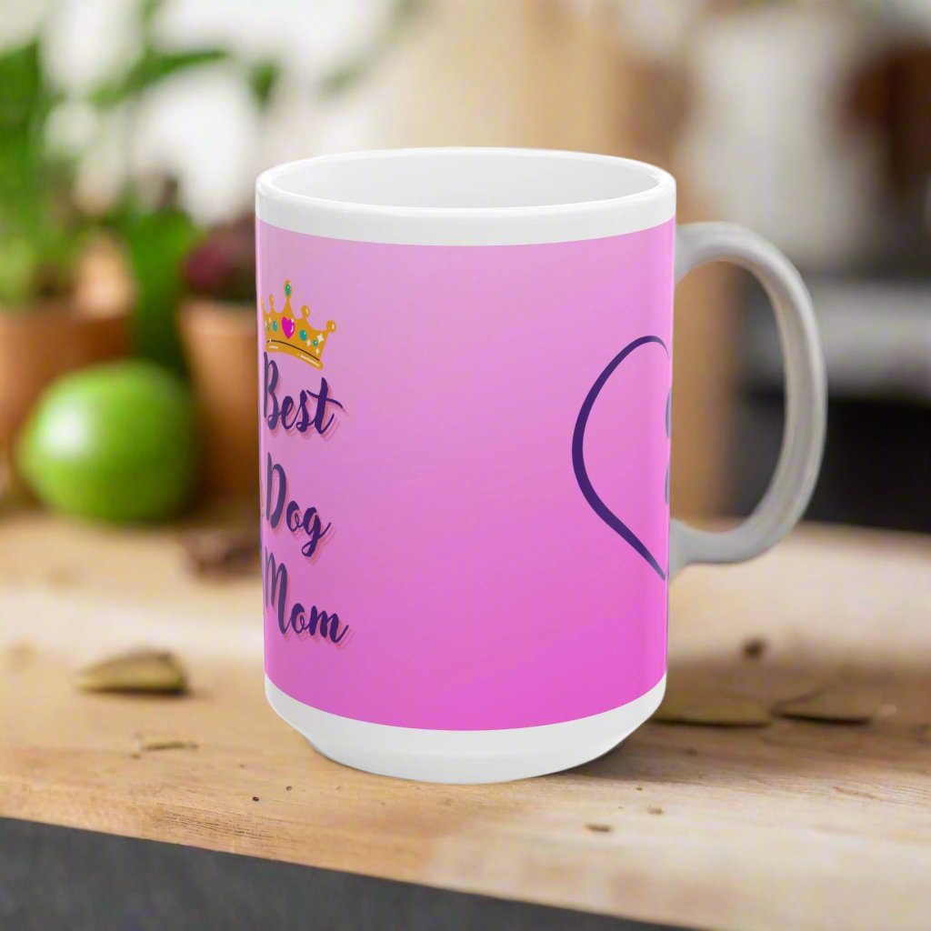Best Dog Mom Coffee Mug ๐พโ (11oz, 15oz)
