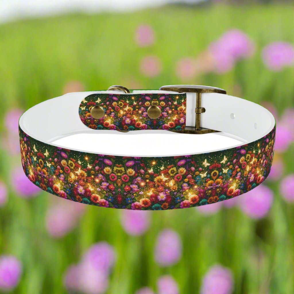 π» Shimmer Sunflower Smiles Dog Collar