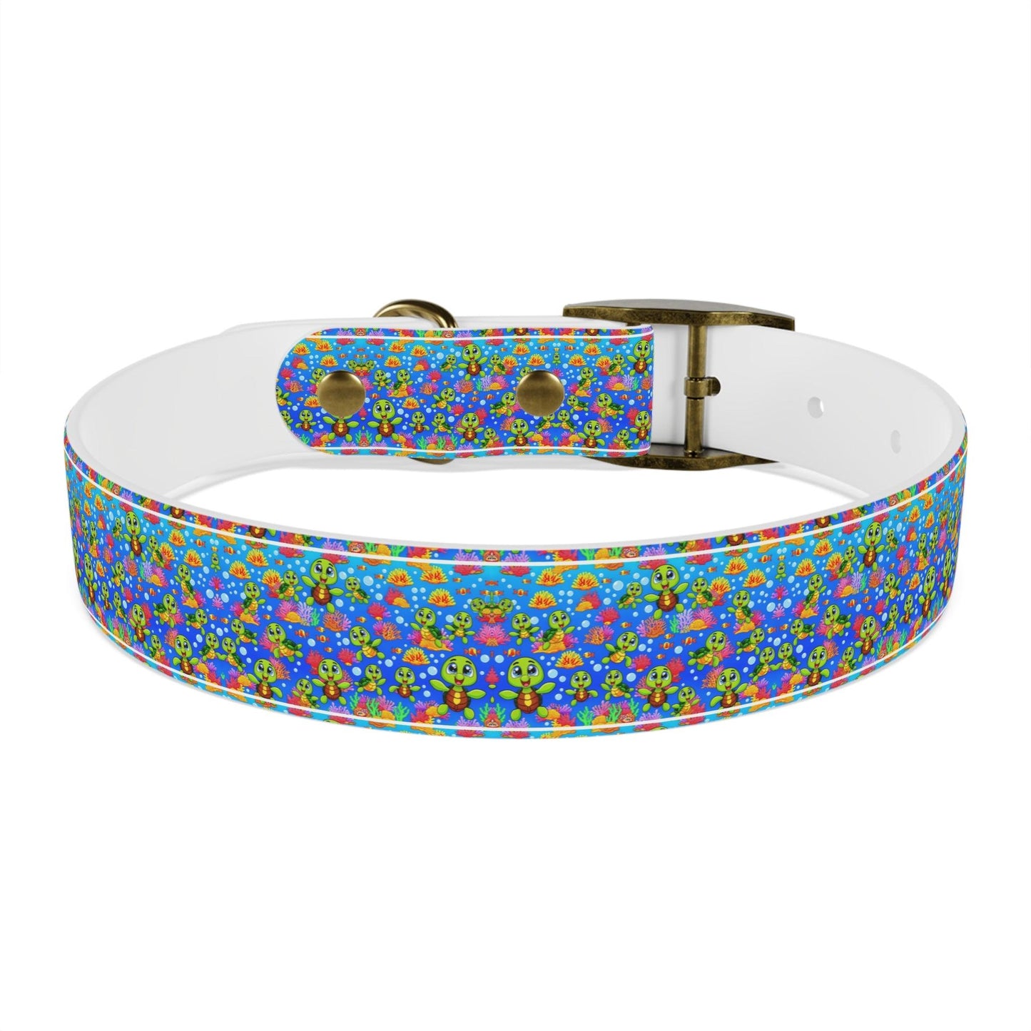 Turtle Duuuude Dog Collar