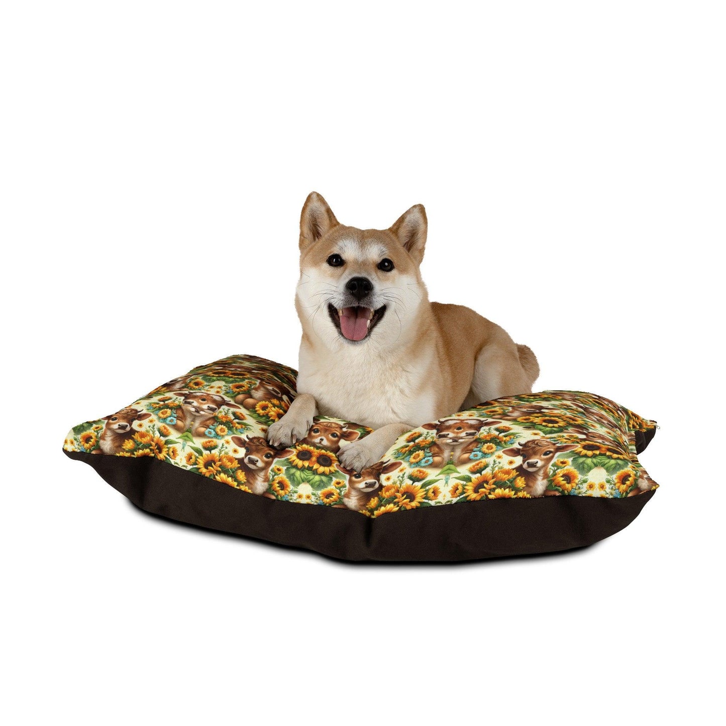 Fluffy Cow Dog Bed