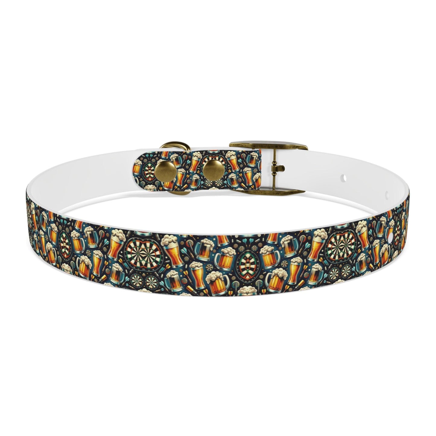 Bullseye & Brews Dog Collar