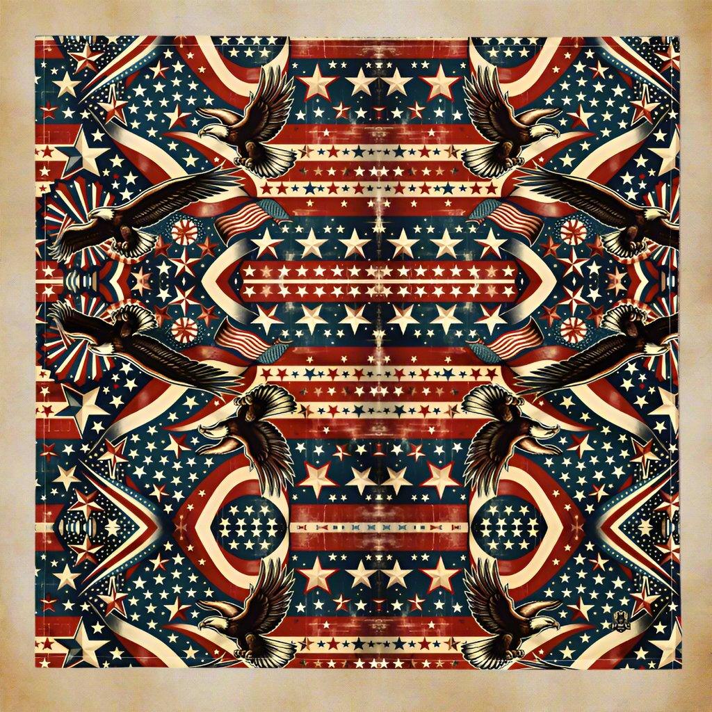 π¦
Vintage Eagle Freedom Bandana β Stars & Stripes Style πΊπΈ