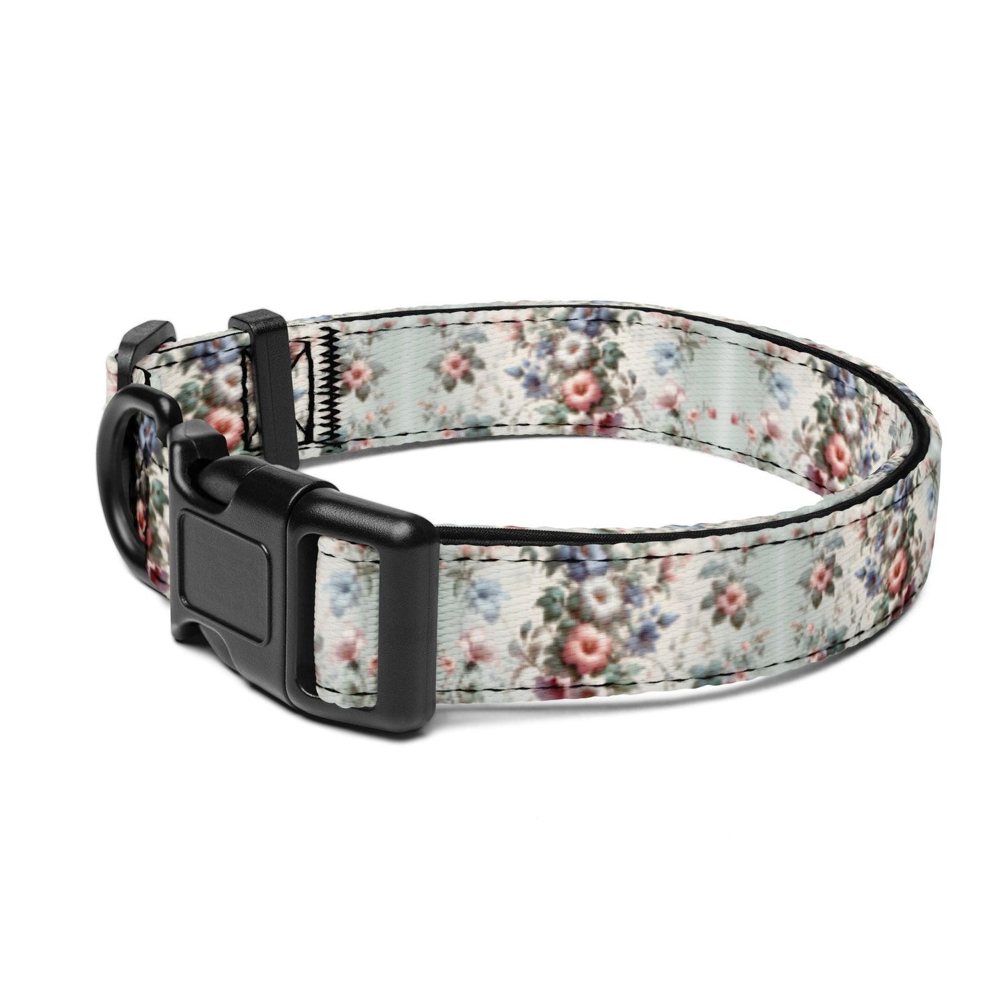 Pink Floral Cozy Collar Pet collar