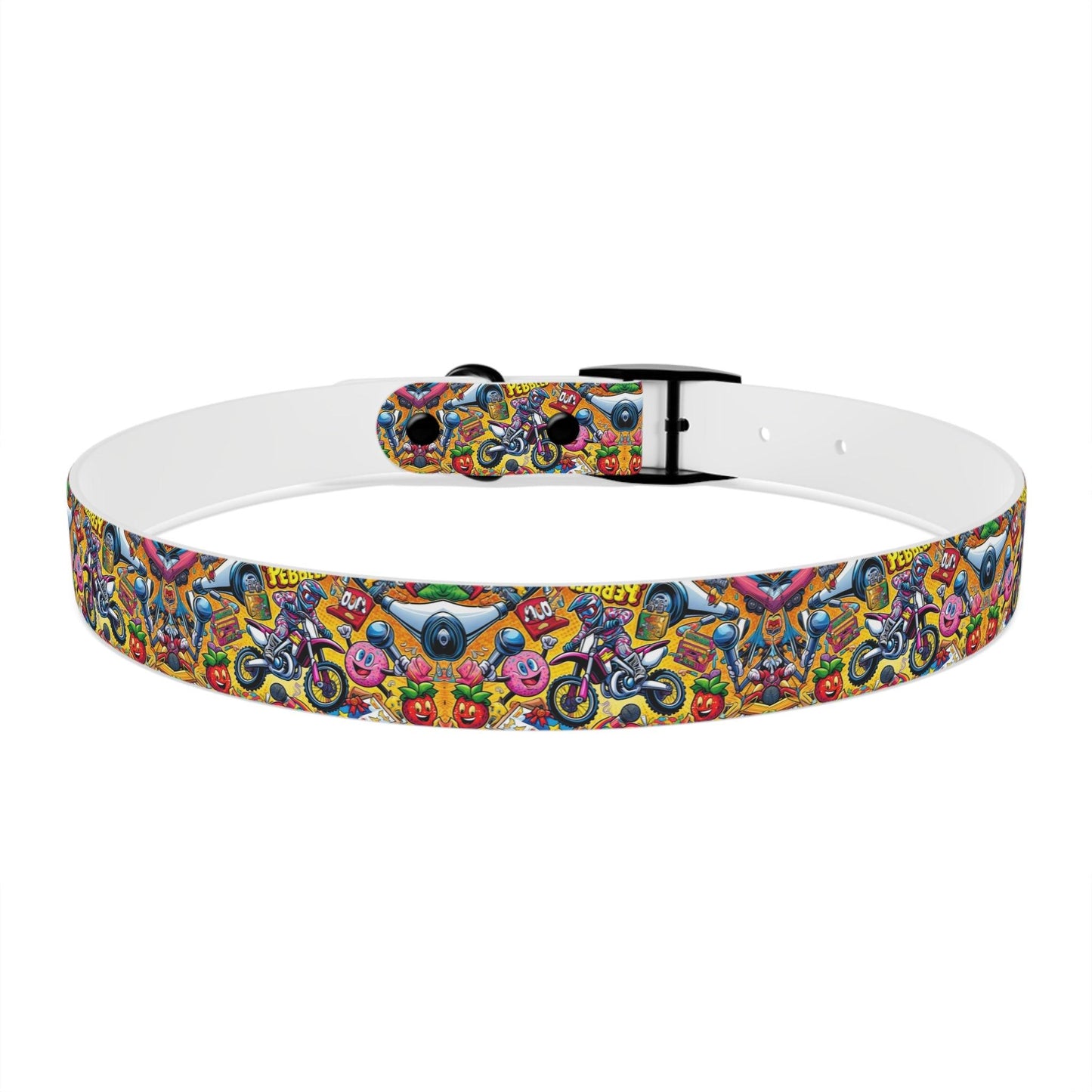 Sweet Tracks Moto Mayhem Dog Collar