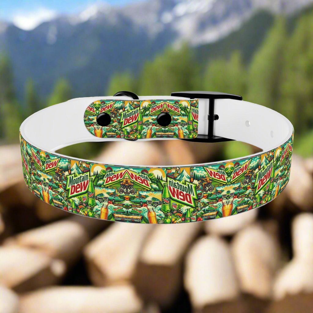 Charged Up & Chugging Dog Collar