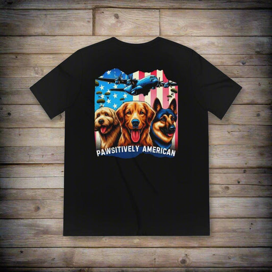 Pawsitively American Unisex Shirt 🇺🇸🐾