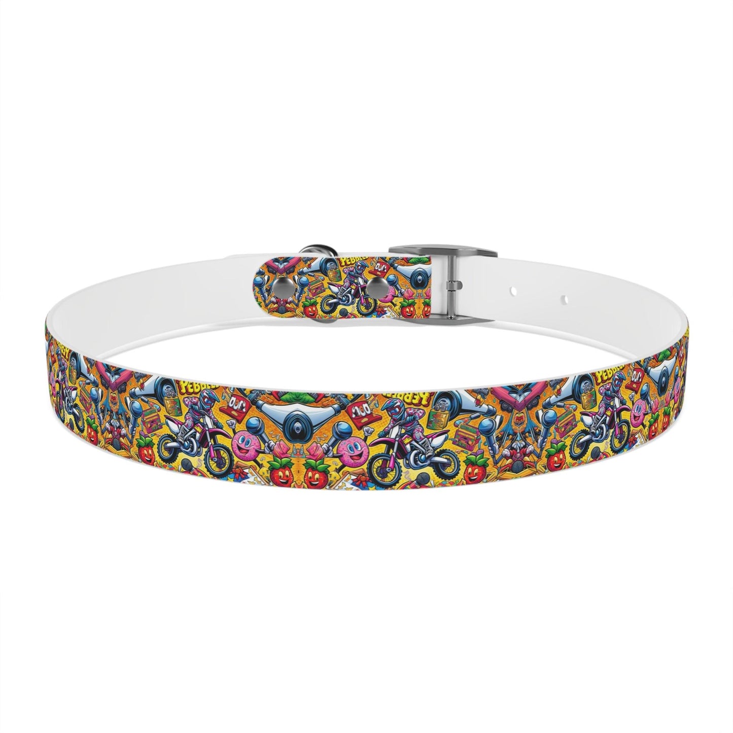 Sweet Tracks Moto Mayhem Dog Collar