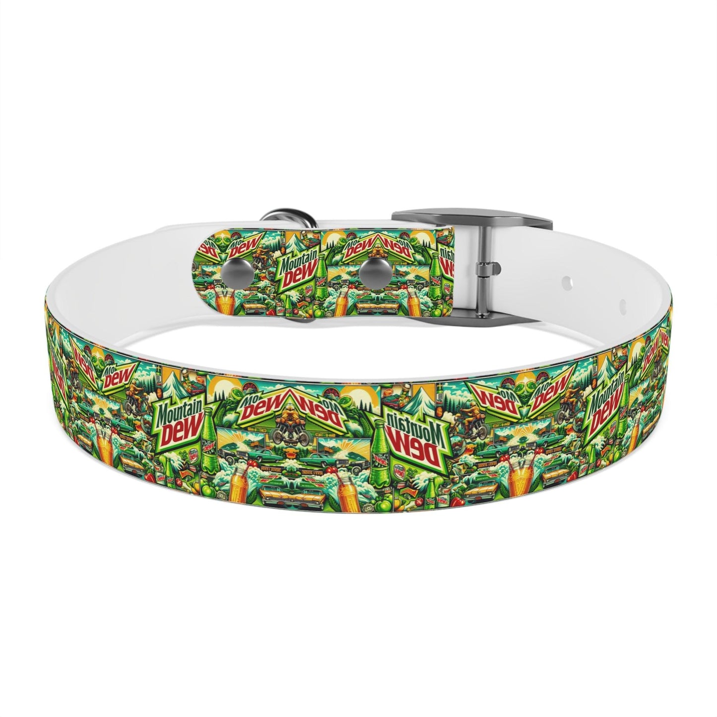 Charged Up & Chugging Dog Collar