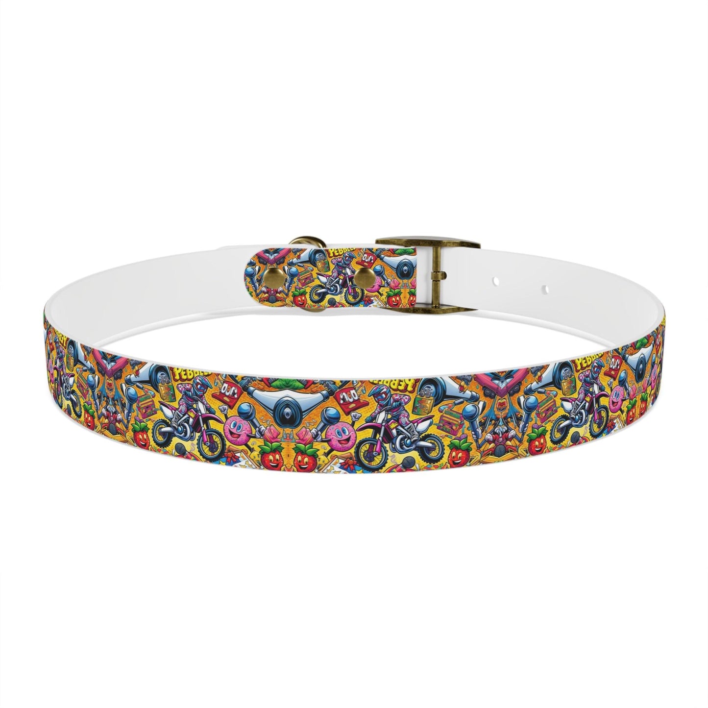 Sweet Tracks Moto Mayhem Dog Collar